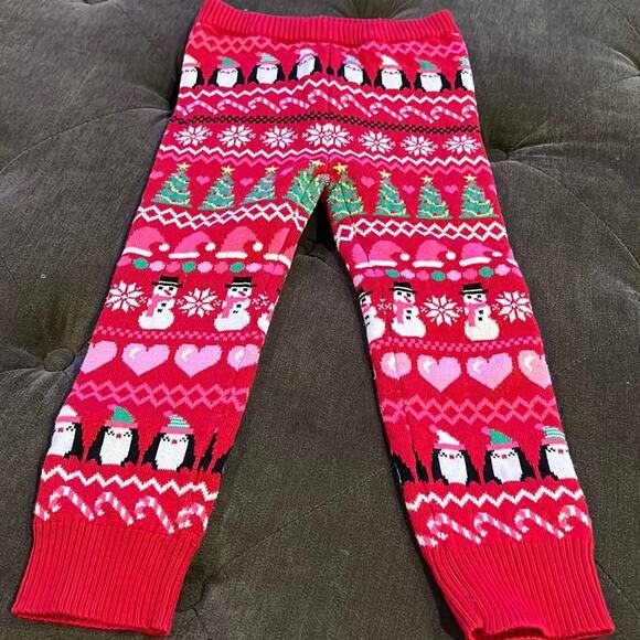 Carters Christmas leggings size 3T - Picture 1 of 2